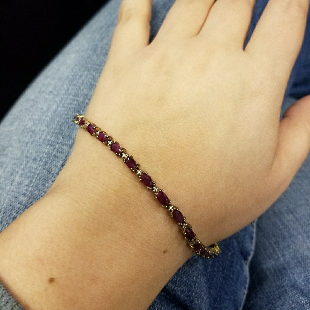 Garnet bracelet